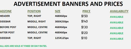 Advertise With Us!