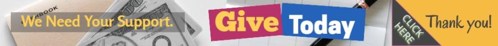 Please donate today.